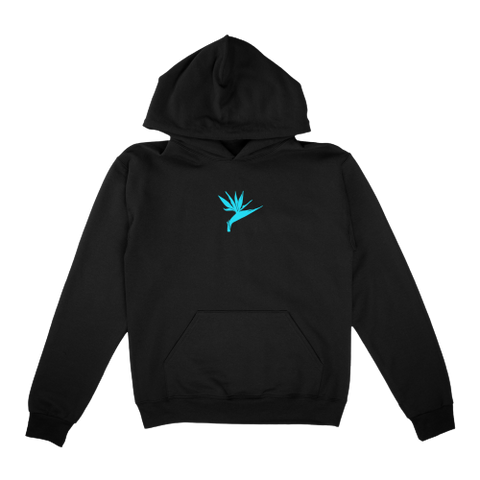 Solo Bird Hoodie (black/carolina blue)